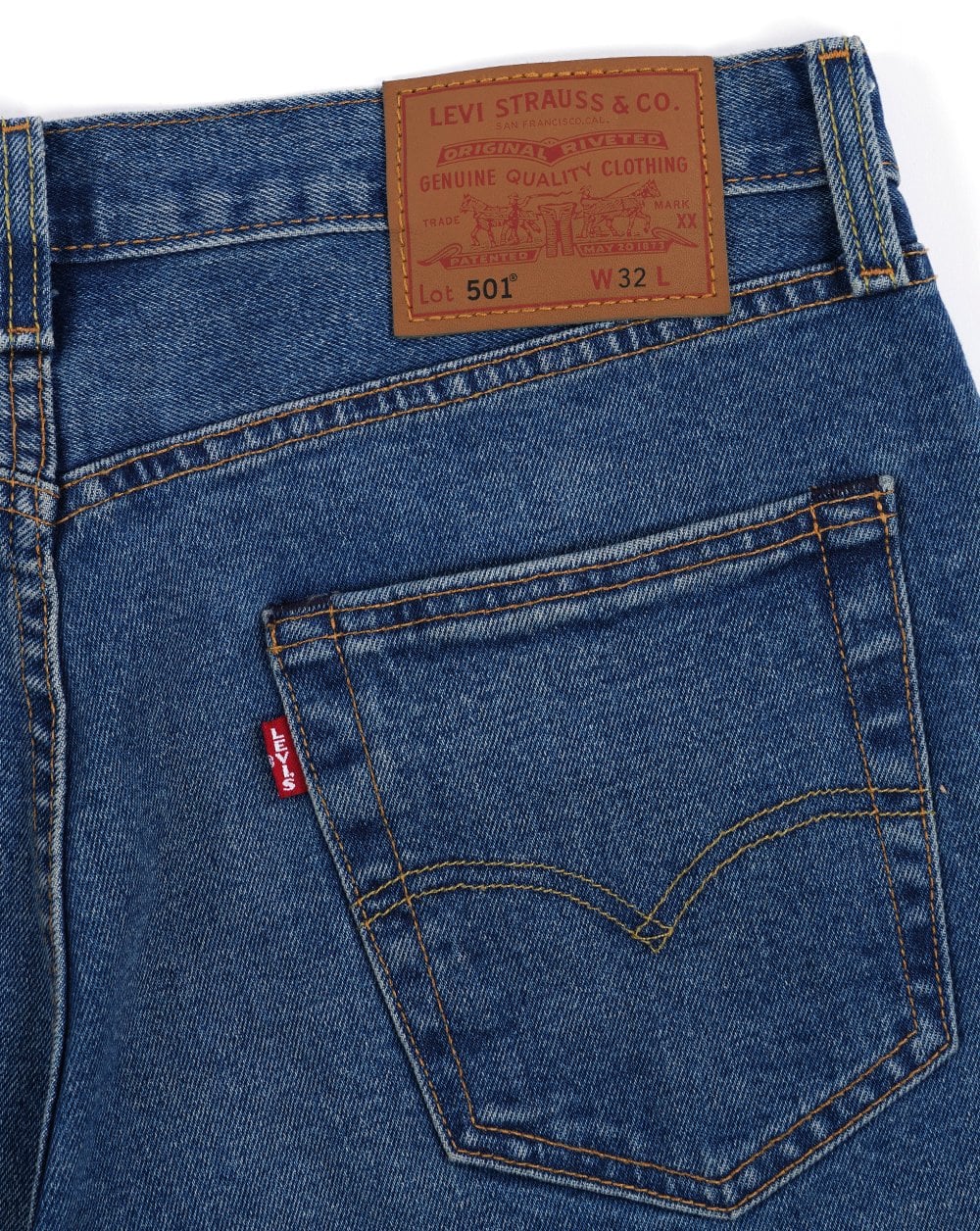 Levi's 501 Original Shorts Medium Indigo