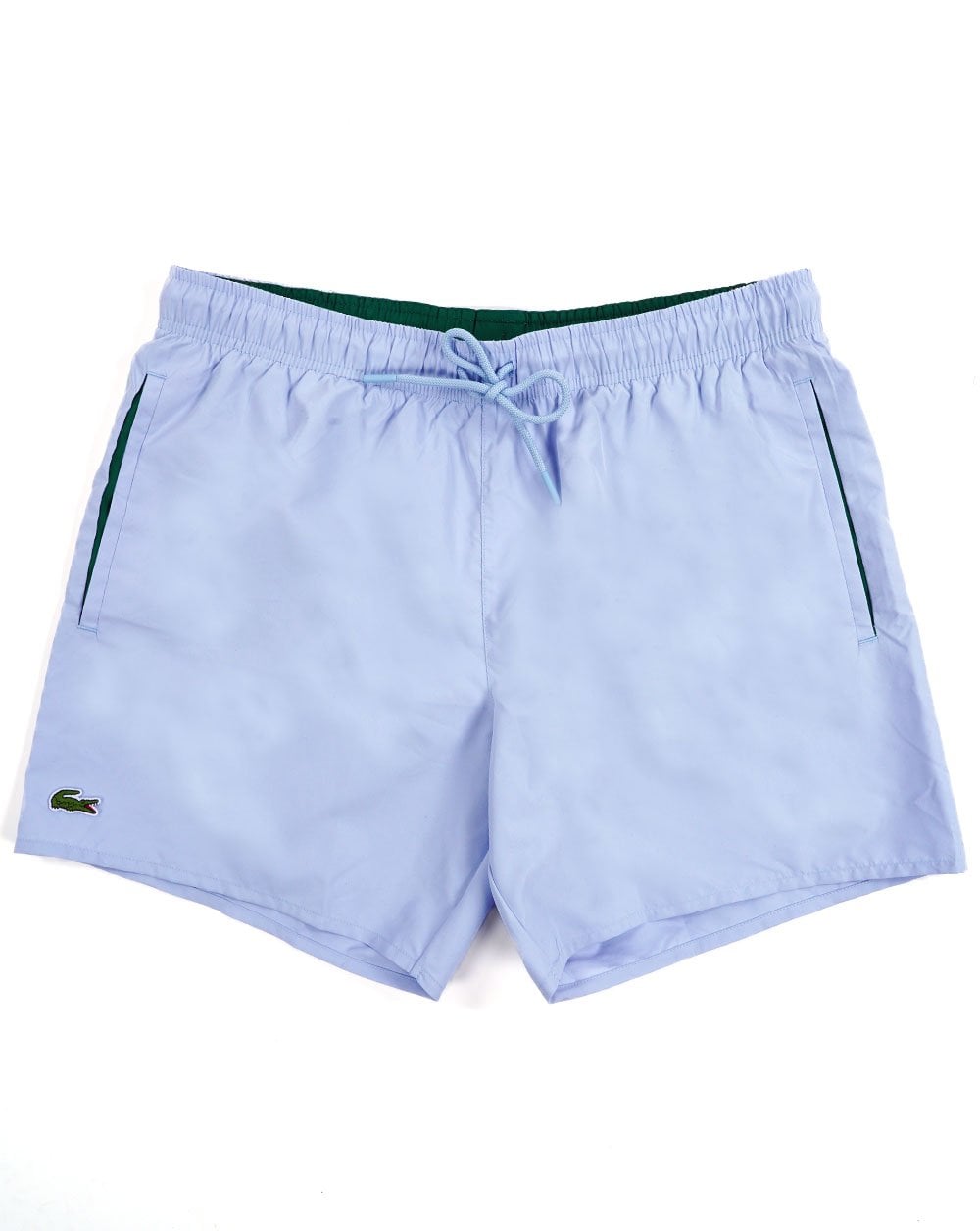 Lacoste Swim Shorts Light Blue/Green