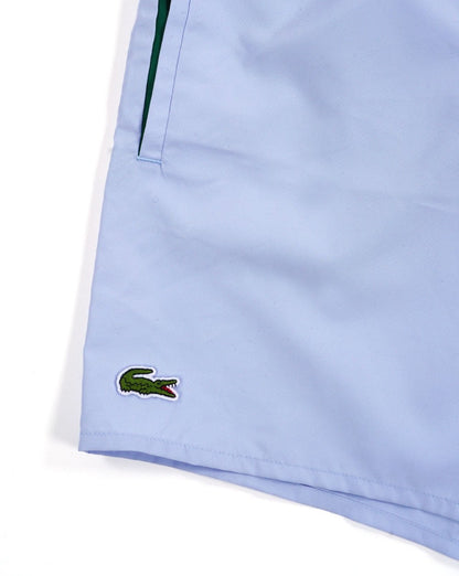 Lacoste Swim Shorts Light Blue/Green