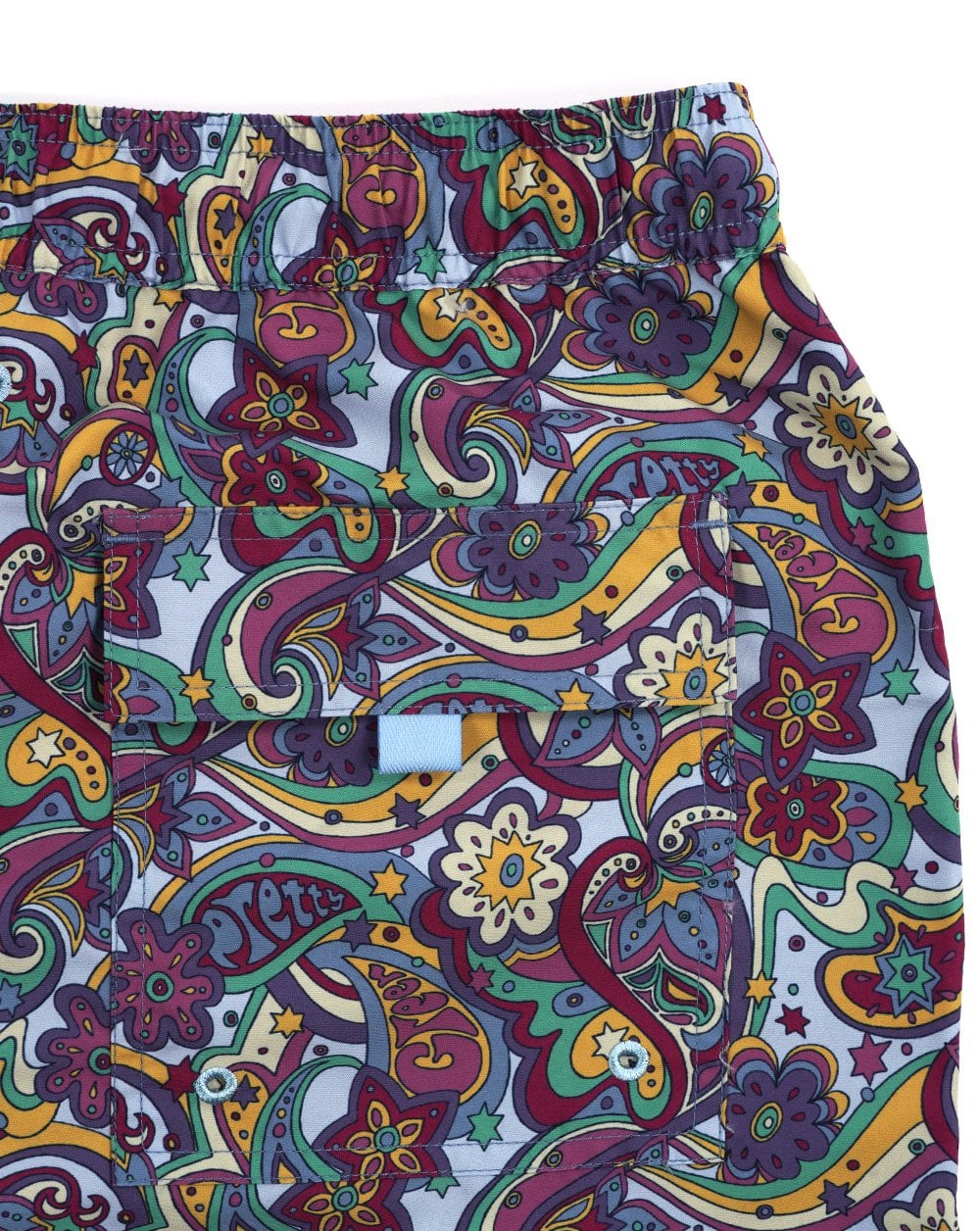 Pretty Green Mystic Paisley Swim Shorts Purple