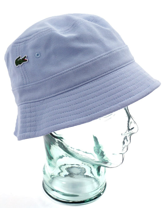 Lacoste Lacoste Organic Cotton Bucket Hat Light Blue