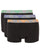 Emporio Armani 3 Pack Boxer Shorts Black/Orange/Green