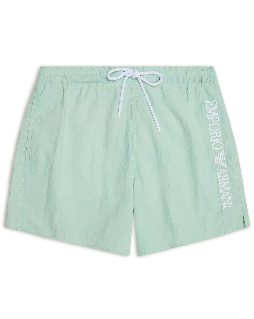 Emporio Armani Logo Swim Shorts Water Green