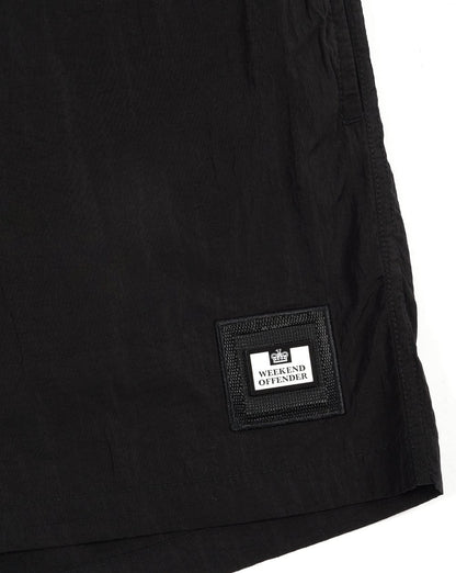 Weekend Offender Stacks Swim Short Black