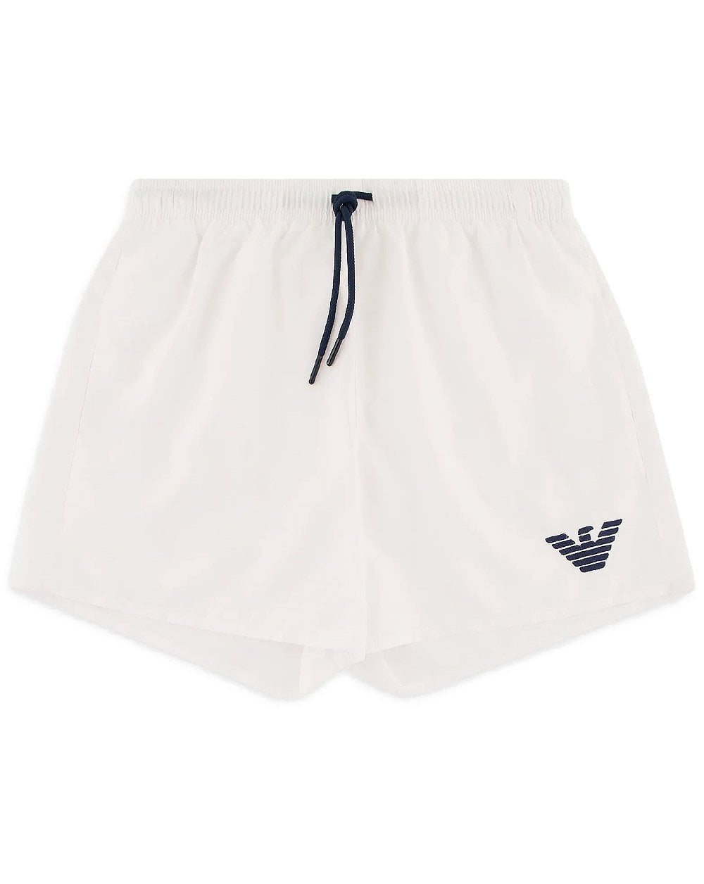 Emporio Armani Eagle Swim Shorts White/Navy