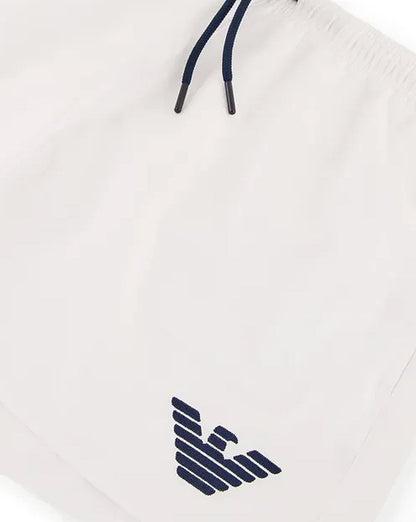 Emporio Armani Eagle Swim Shorts White/Navy