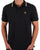 Trojan Textured Polo Shirt Black