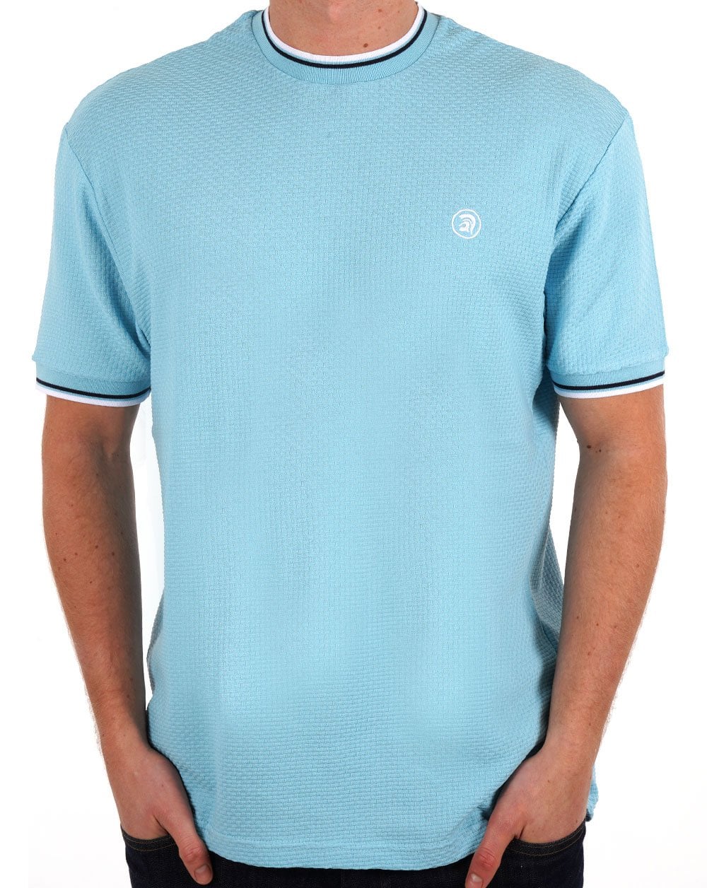 Trojan Twin Tipped Textured T-shirt Mint