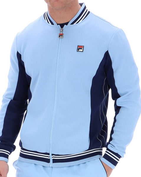 Fila Vintage Mk1 Settanta Track Top Sky Blue/Navy