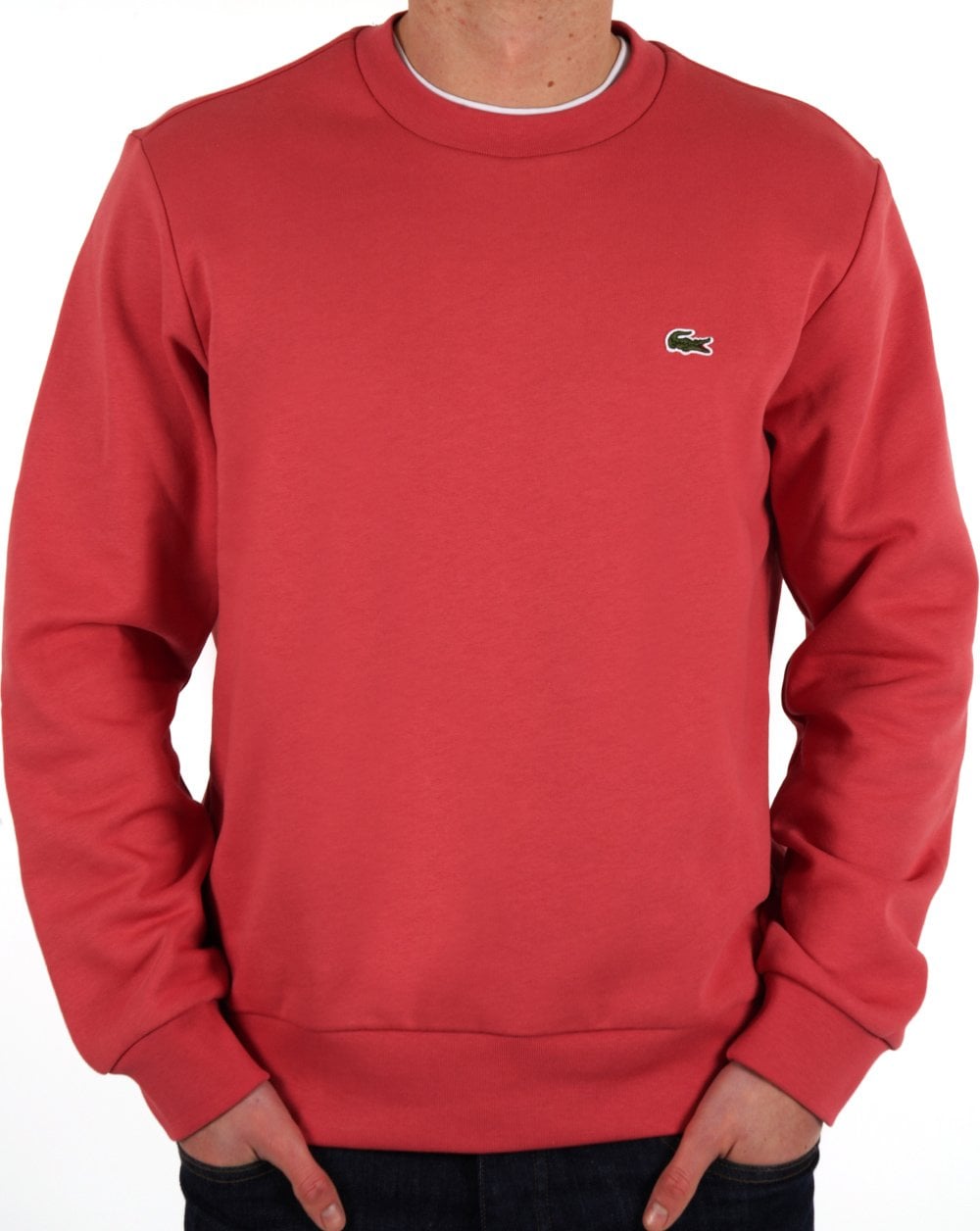 Lacoste Cotton Sweatshirt Sierra Red
