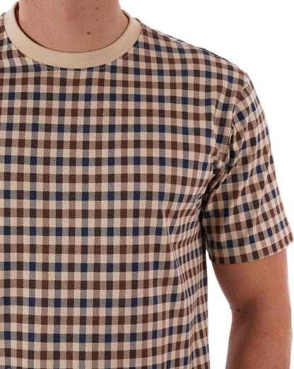 Aquascutum Club Check T-shirt Beige