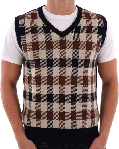 Aquascutum Macro Check Tank Top