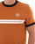 Sergio Tacchini Supermac T Shirt Tan Navy