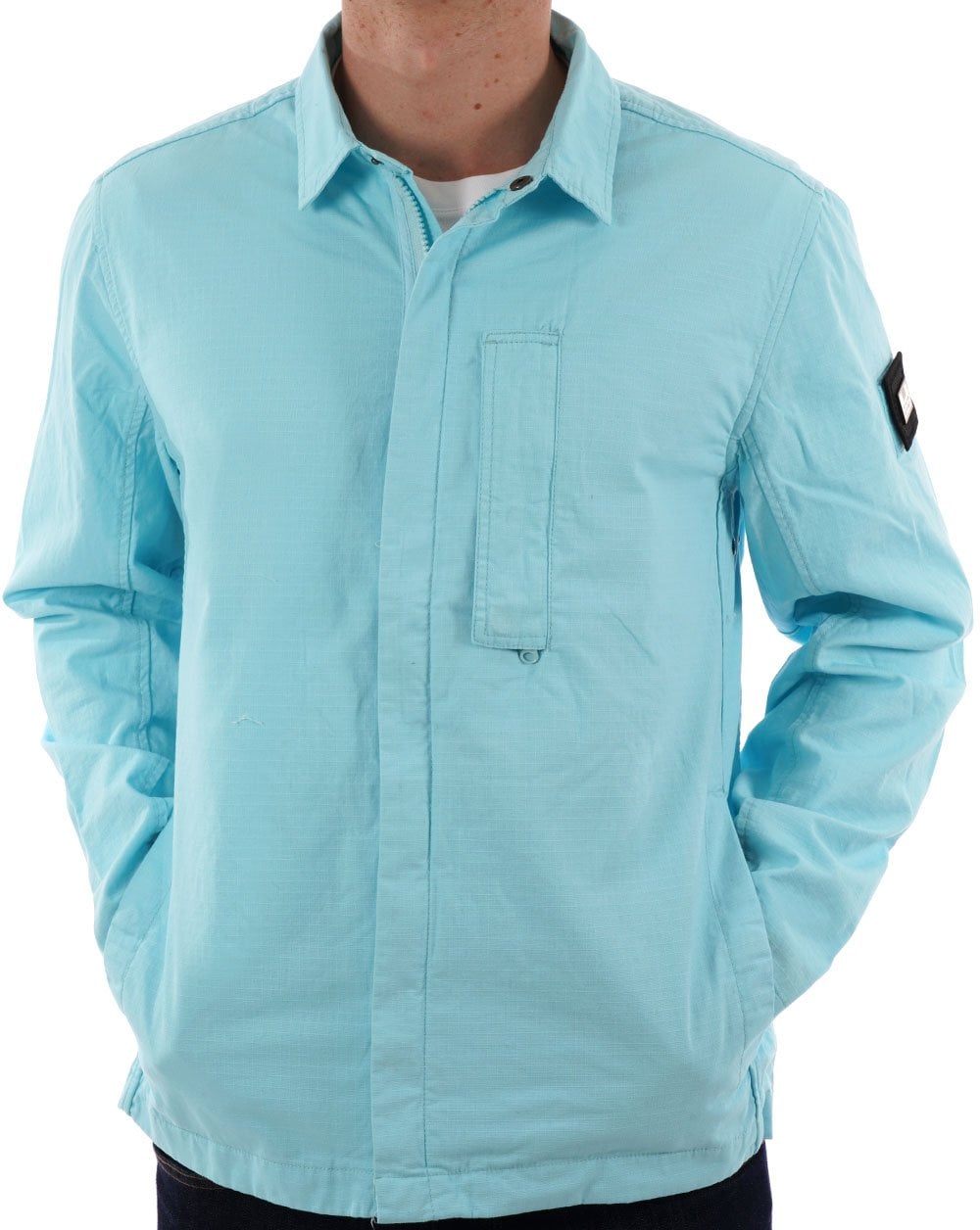Weekend Offender Porter Overshirt Sky Blue