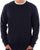 Aquascutum Check Elbow Patch Knit Jumper Navy