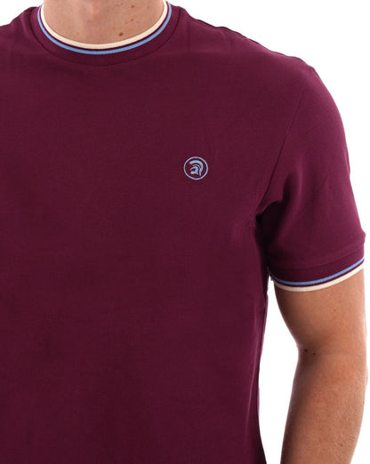 Trojan Twin Tipped Pique T-shirt Port