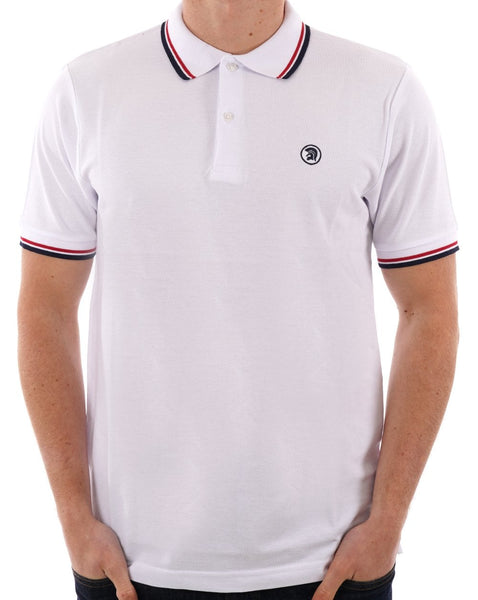 Trojan Twin Tipped Polo White