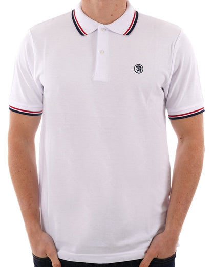 Trojan Twin Tipped Polo White