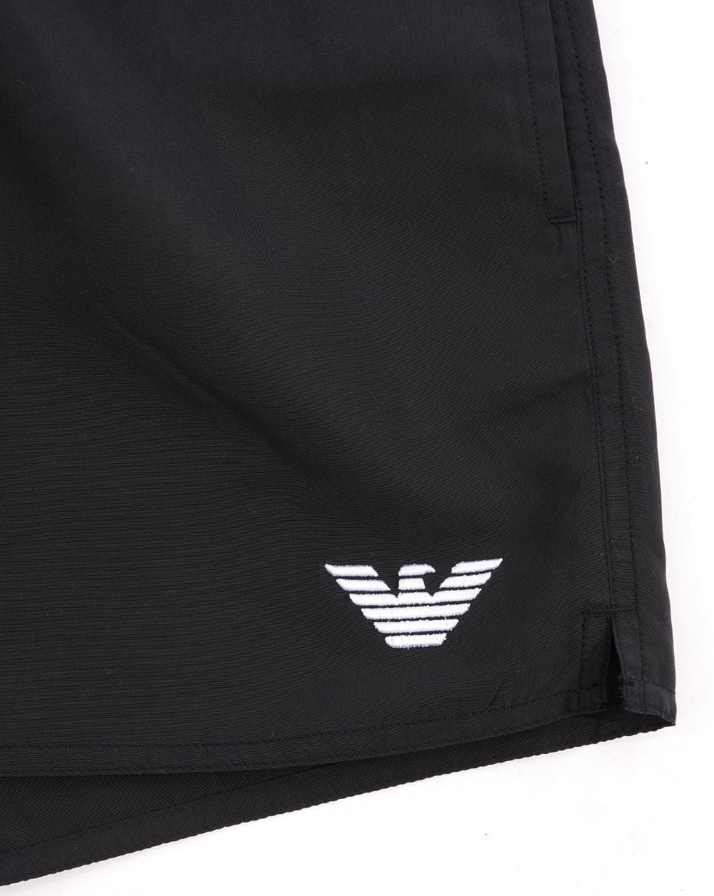 Emporio Armani Logo Swim Shorts Black