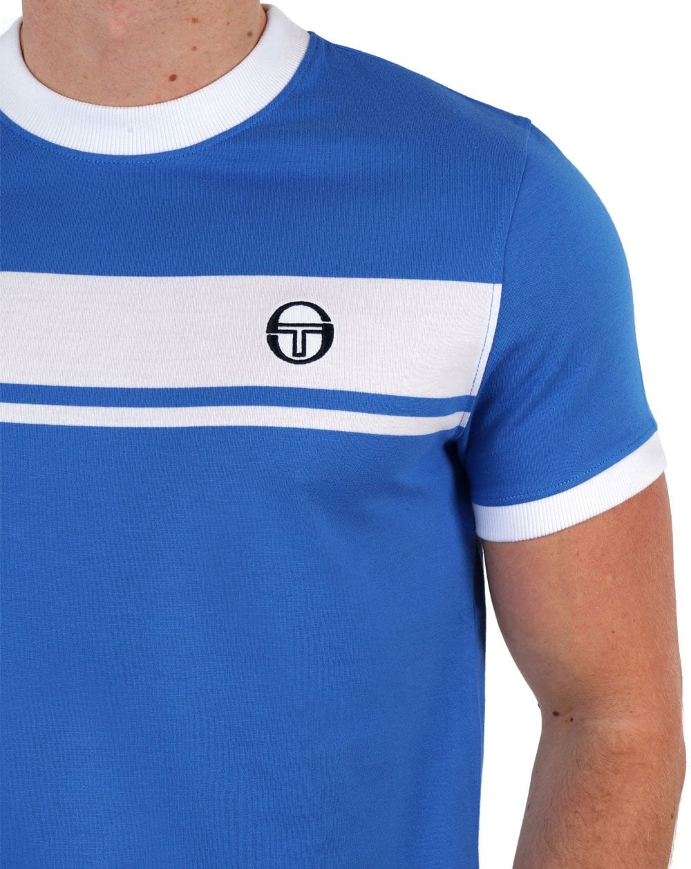 Sergio Tacchini Masters T Shirt Blue/White