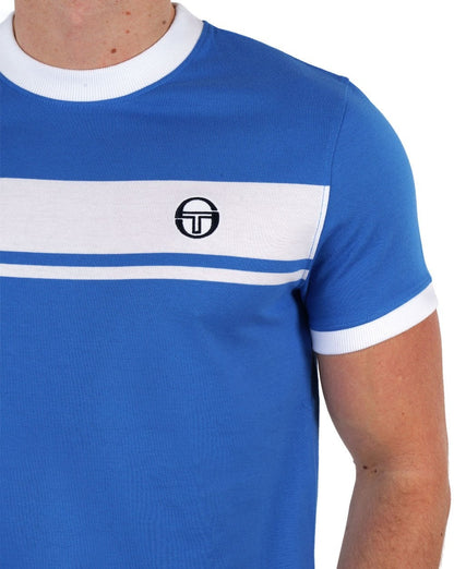 Sergio Tacchini Masters T Shirt Blue/White