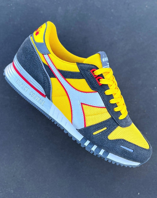 Diadora Diadora Titan Seb Trainer Yellow / Silver Grey