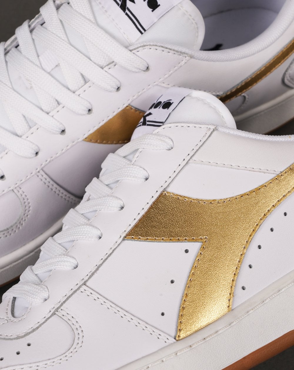 Diadora 80s MB Elite Trainer White/Gold