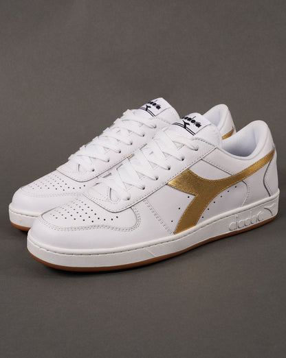 Diadora 80s MB Elite Trainer White/Gold