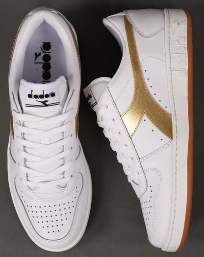 Diadora 80s MB Elite Trainer White/Gold
