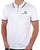 Sergio Tacchini Tipped Zip Polo Shirt White Green Red
