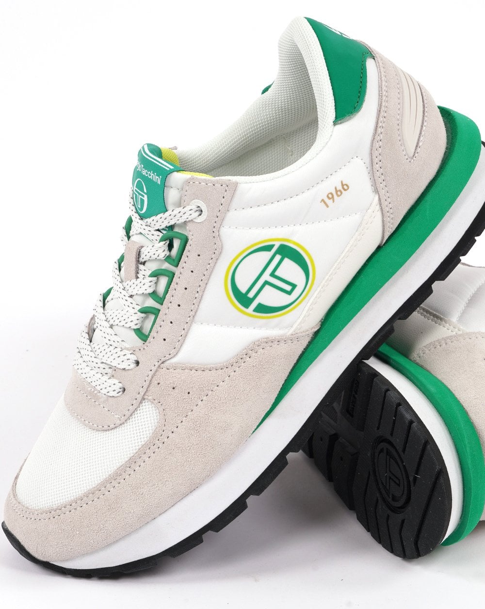 Sergio Tacchini Venezia Trainers White Green