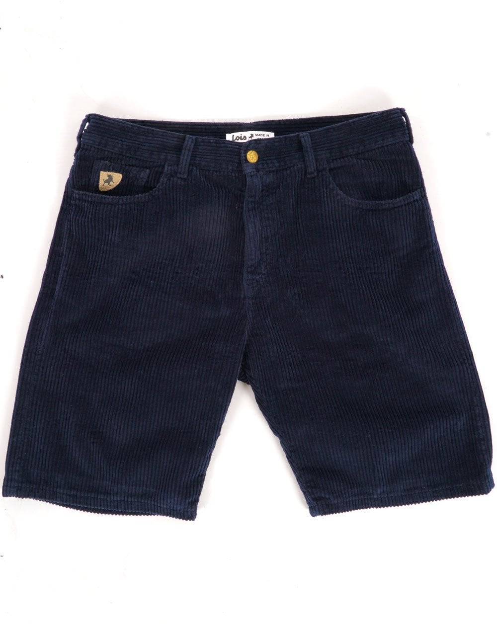 Lois Pepe Jumbo Cord Shorts Navy