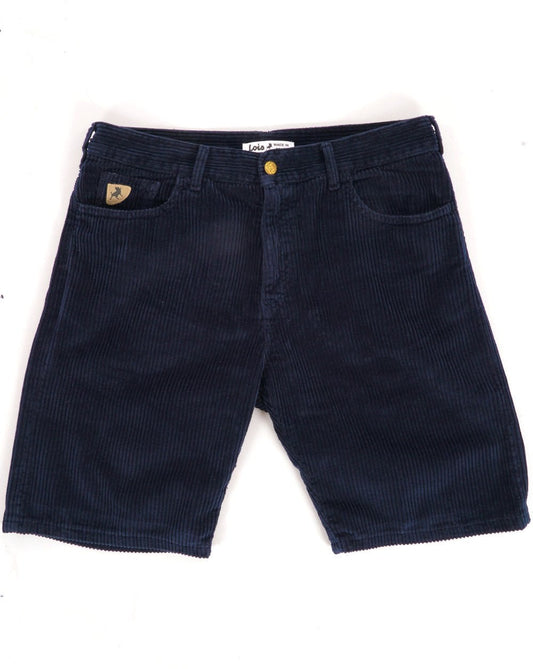 Lois Pepe Jumbo Cord Shorts Navy