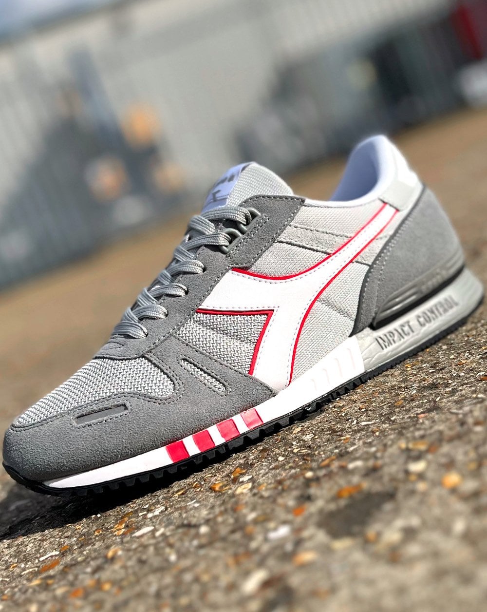Diadora Seb Titan Trainer Grey White Red