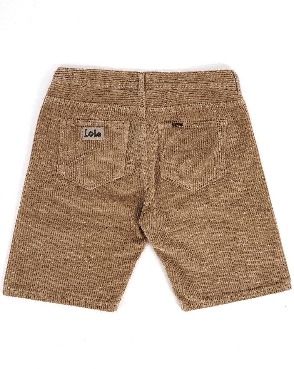 Lois Pepe Jumbo Cord Shorts Dark Sand