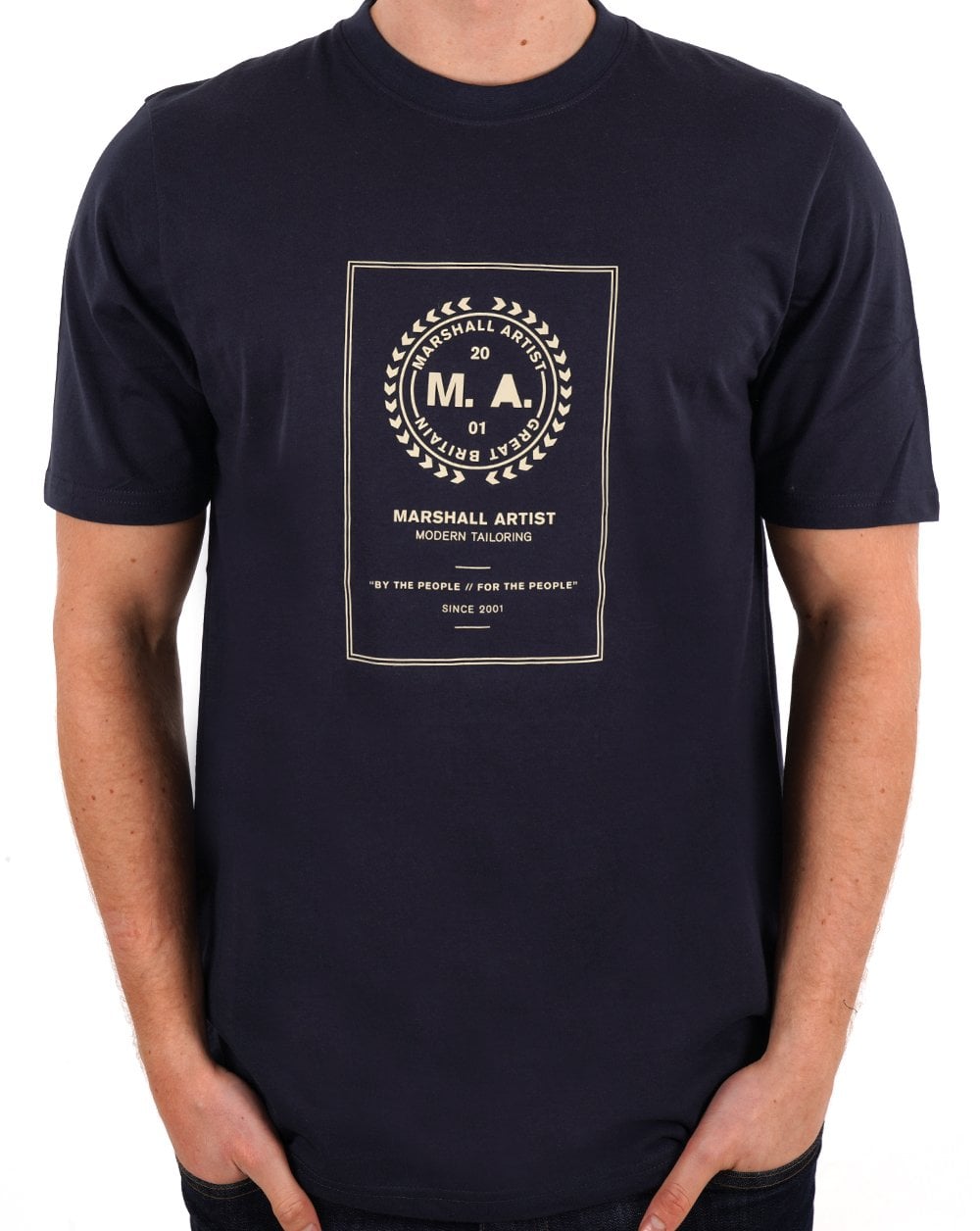 Marshall Artist Cartellino T-shirt Navy