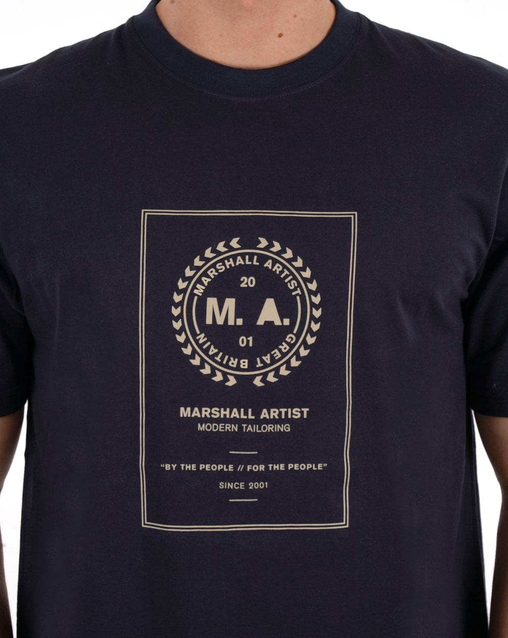 Marshall Artist Cartellino T-shirt Navy