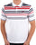 Fila Vintage Business Polo Shirt White Navy Red