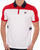 Fila Vintage Vilas Polo Shirt White/Red/Navy