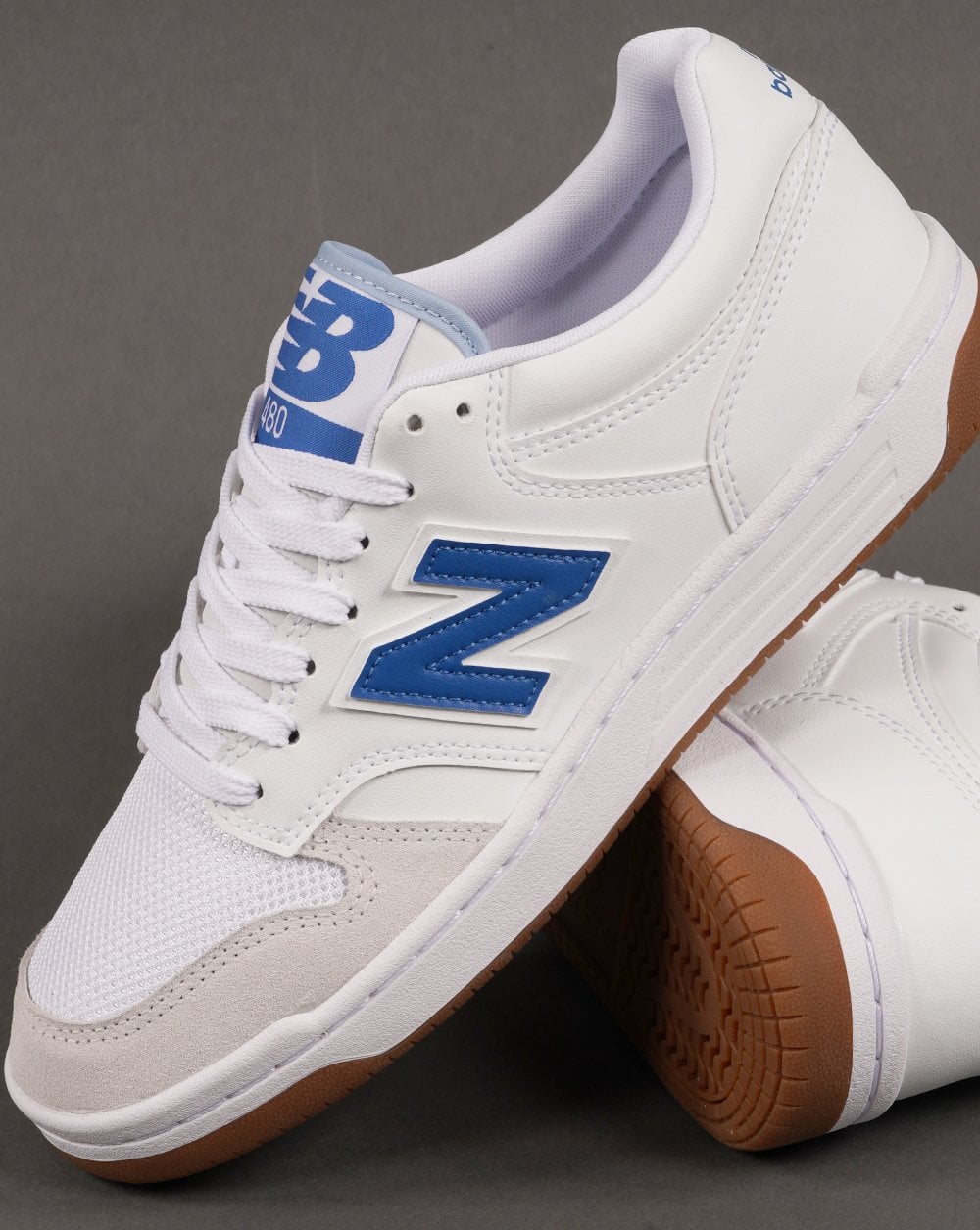 New Balance 480 Trainer White/Blue