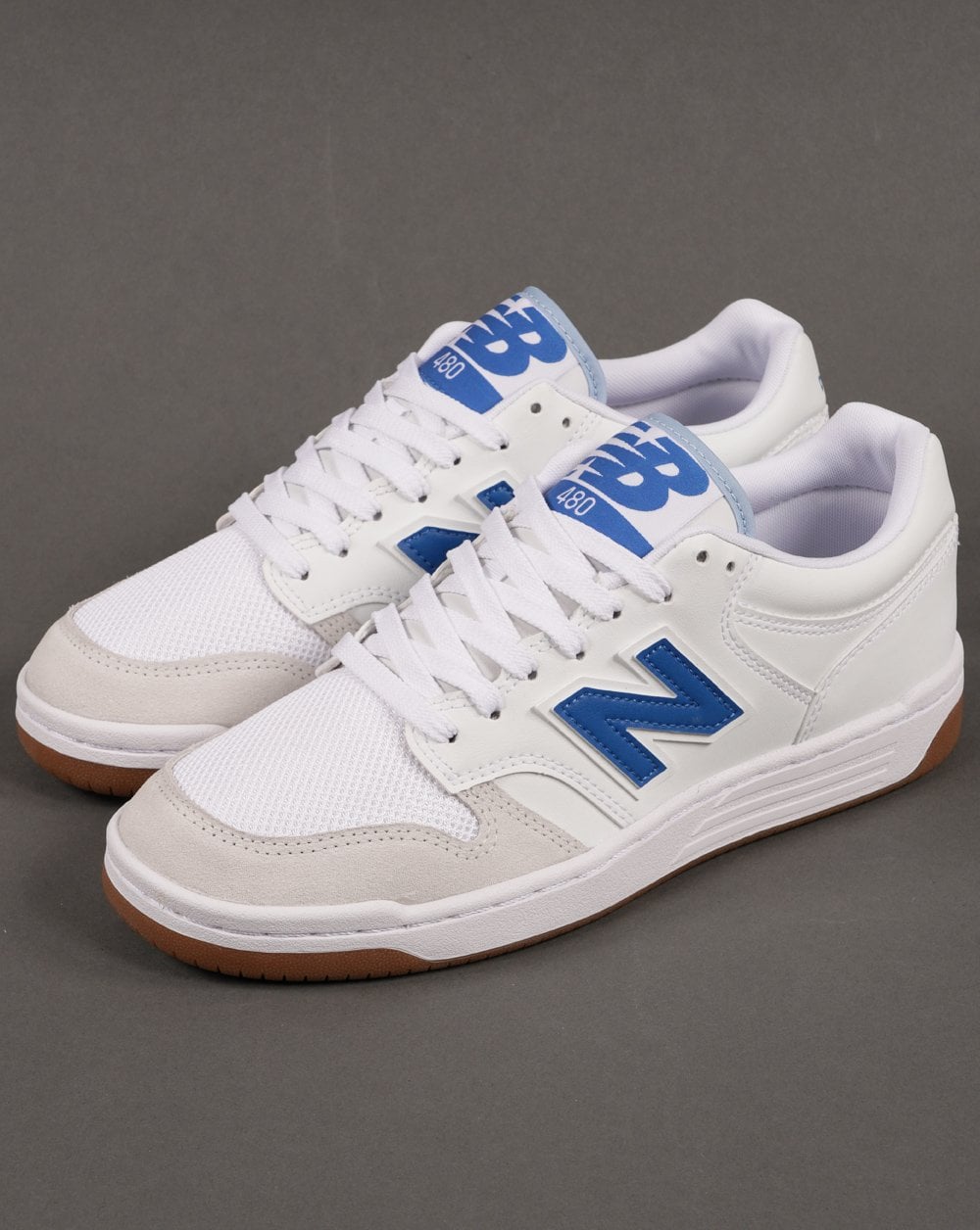 New Balance 480 Trainer White/Blue