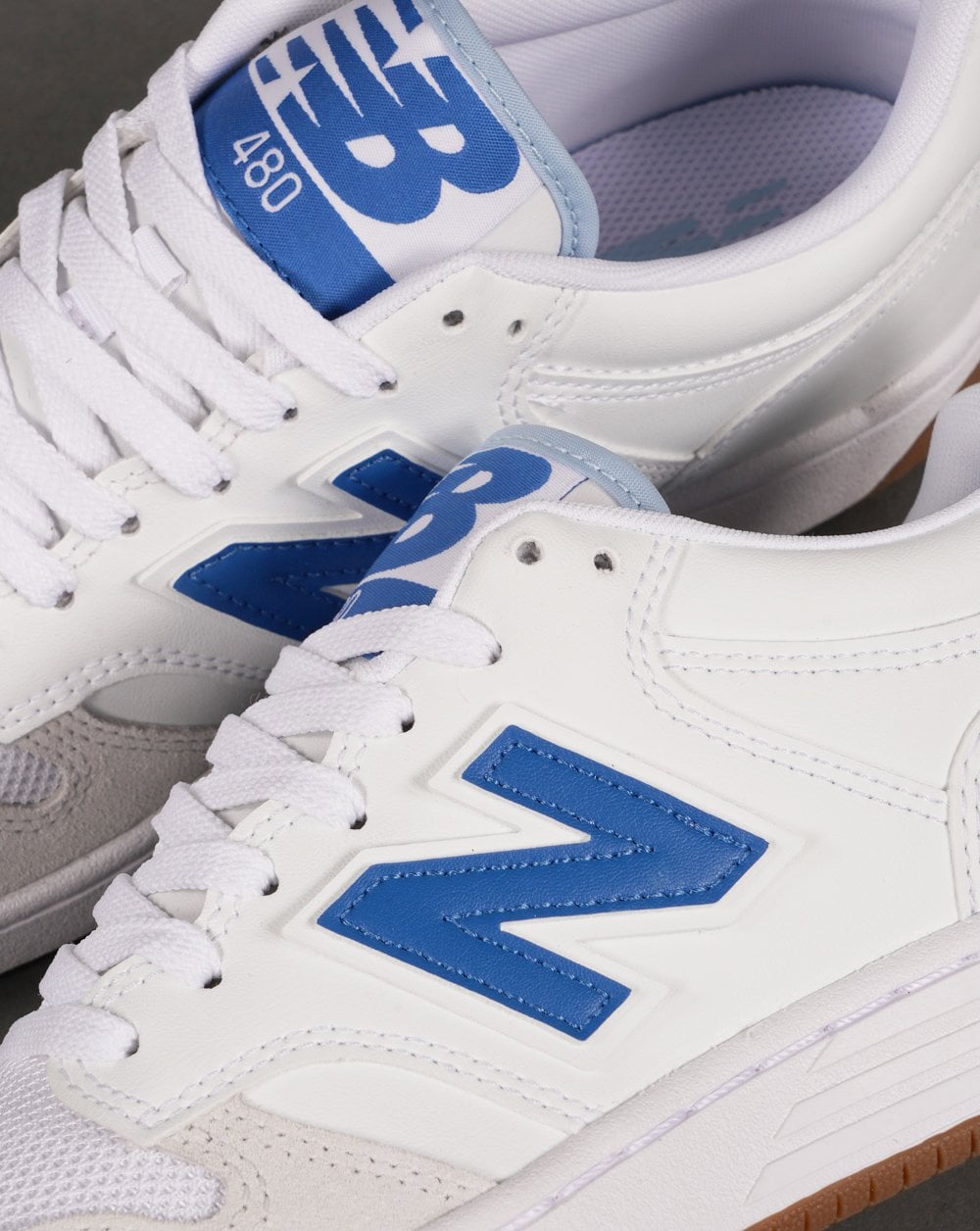 New Balance 480 Trainer White/Blue