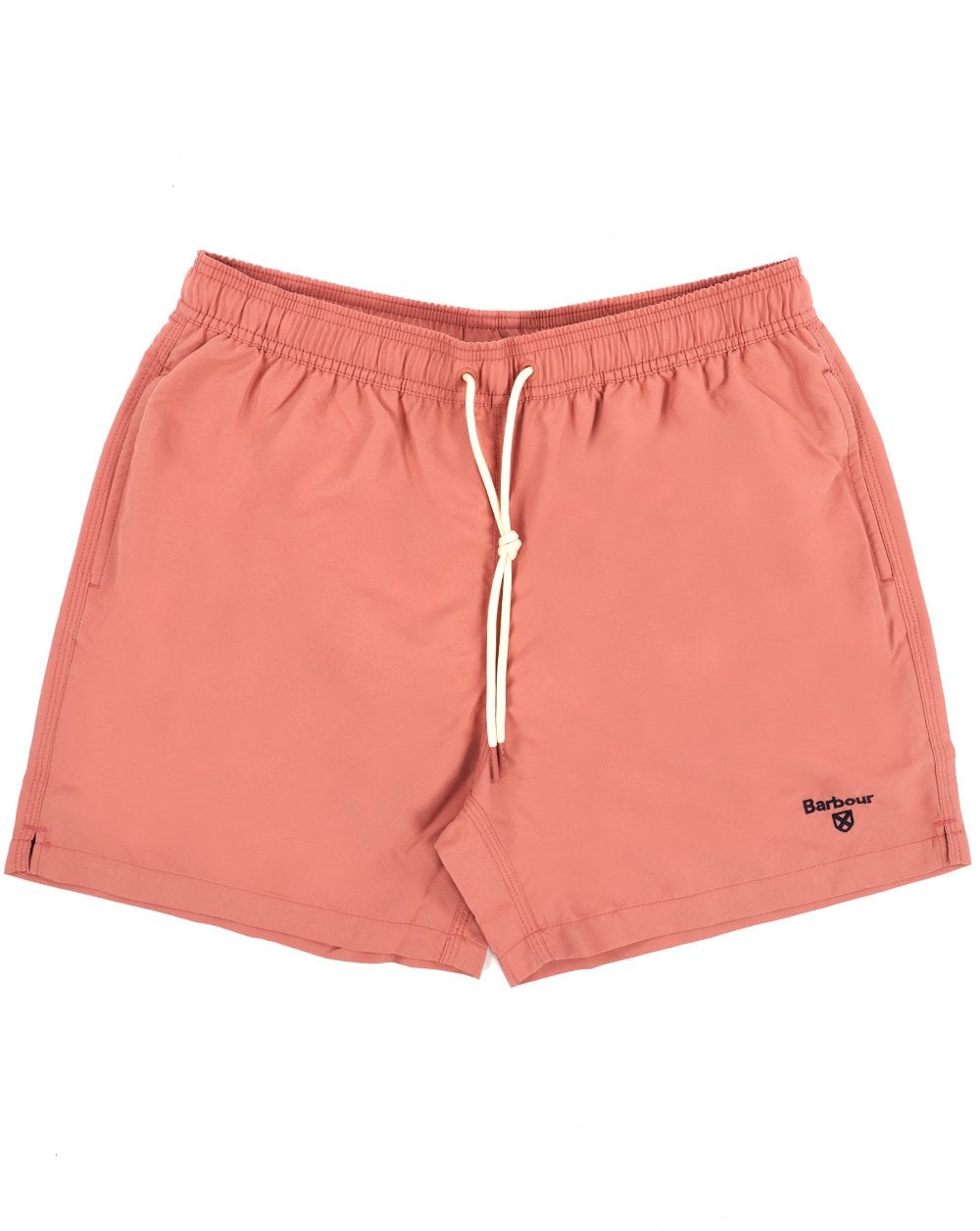 Barbour Staple Logo Swim Short Pink Clay