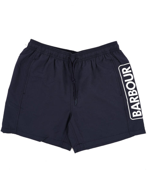 Barbour International Large Logo Swim Short Navy