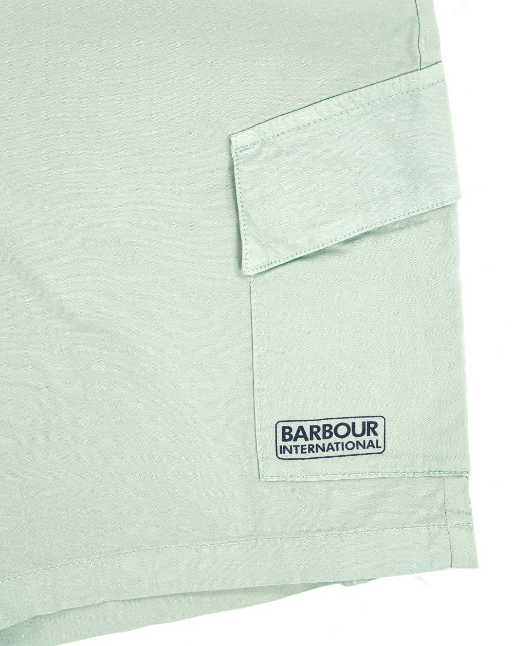 Barbour International Parson Short Green Fig