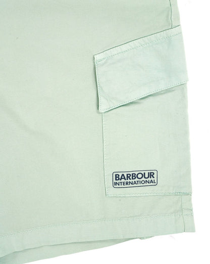 Barbour International Parson Short Green Fig