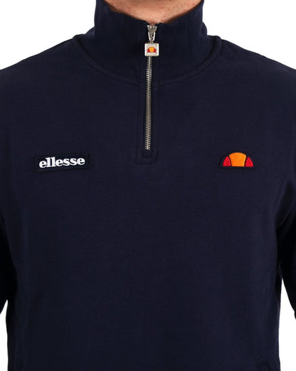 Ellesse 1/4 Zip Sweat Navy