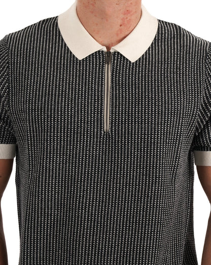 Ben Sherman BI Coloured Zip Neck Polo Ivory