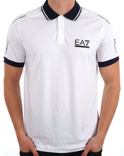EA7 Emporio Armani Tennis Club Polo Shirt White