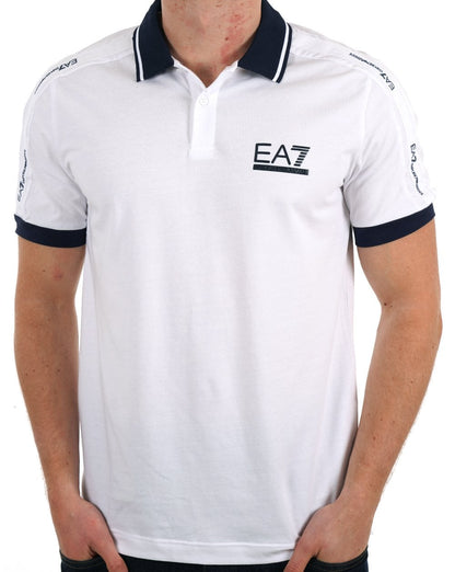 EA7 Emporio Armani Tennis Club Polo Shirt White